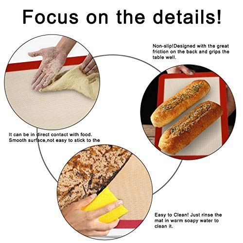 SILICONE BAKING MAT SILPAT FIBERGLASS 60 X 40 ALAS BAKING KUE COOKIES