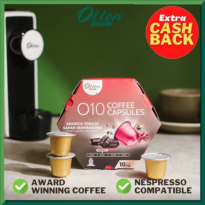 

Kopi Kapsul - O10 Arabica Toraja Sapan Coffee Capsule Kapsul Nespresso Compatible - Coffee Capsules