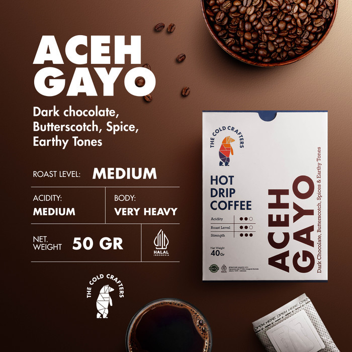 

Coffee Drip Bag The Cold Crafters Easy Drip - Aceh Gayo