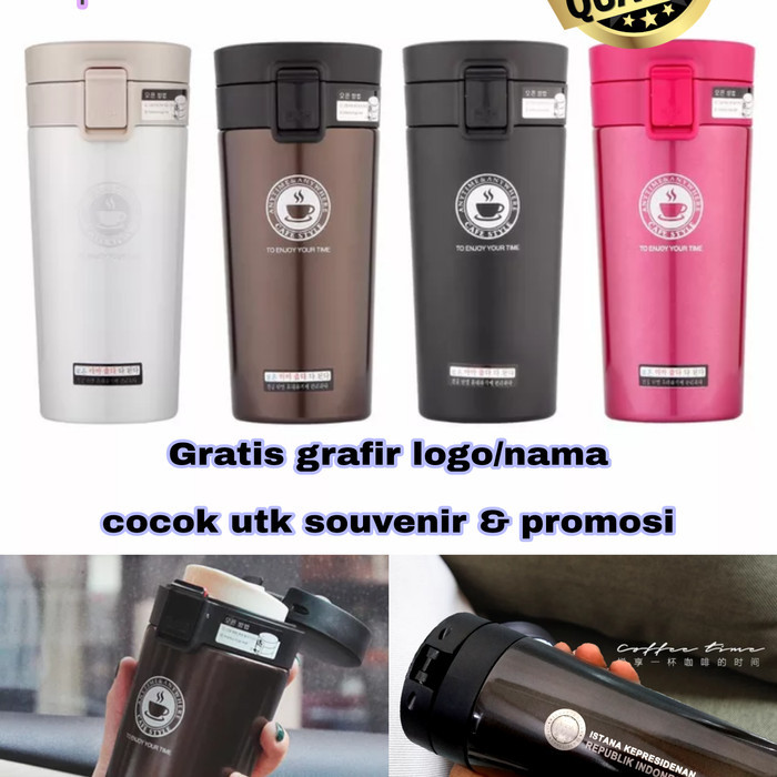 Thumbler Cup Gelas Stainless Gratis Grafir Logo Atau Nama