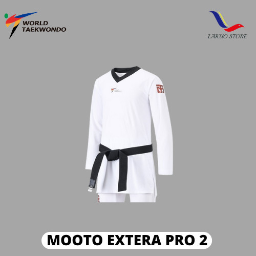 Diskon... Mooto Extera Pro 2 Kyorugi Uniform Dobok / Dobok Taekwondo Original