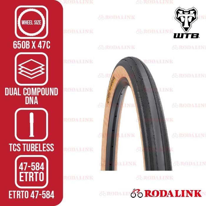 WTB Ban Sepeda Horizon 650Bx47C Road TCS Tanwall Cream