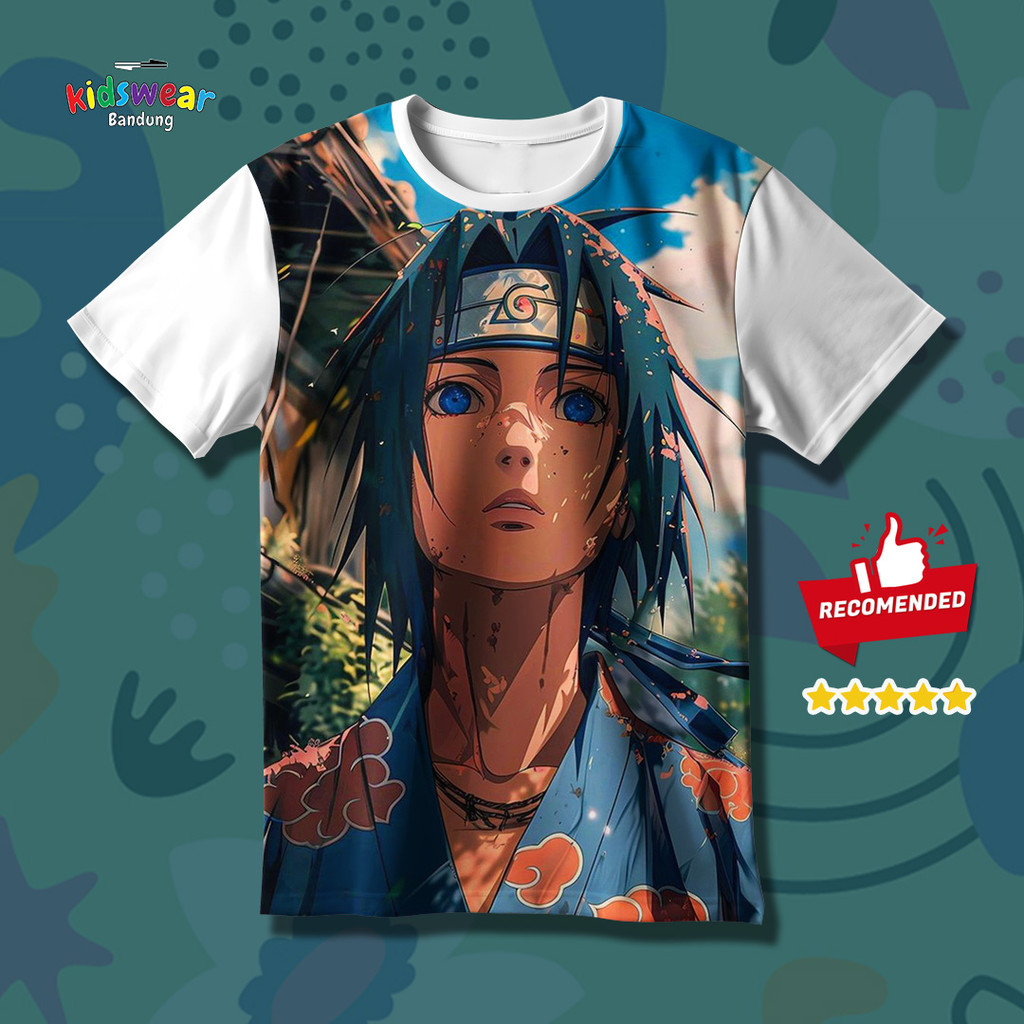 Kaos Anak ANIME BORUTO Baju Anak ANIME BORUTO 3D Printing Untuk Umur 1-12 Tahun G1