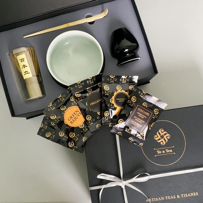 

Kazu Premium Set Hampers - Matcha Tea Set Lengkap - Natal Lebaran Cny