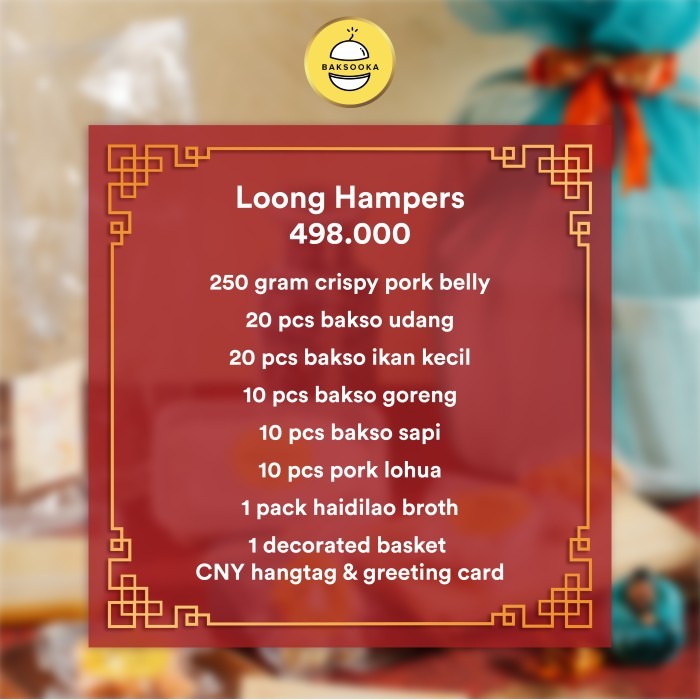 

Baksooka Paket Hampers Imlek Chinese New Year Loong