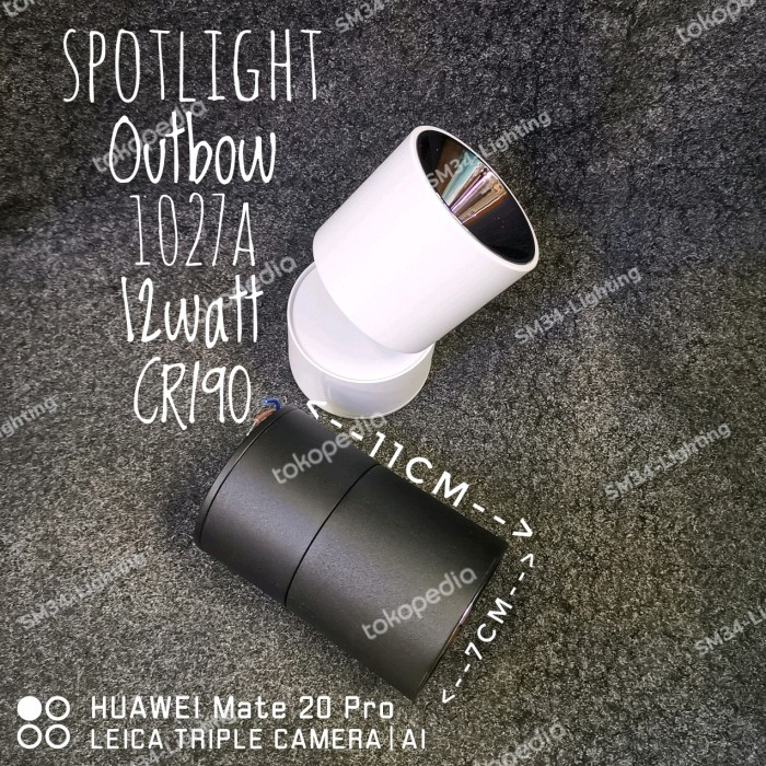 Downlight Outbow LED 1027A 12watt Adjustable Spotlight Outbow