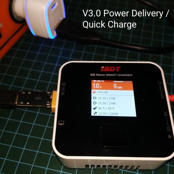 Update Usb-C To Xt60 Adapter Plug Charger Isdt Toolkit Max 100W