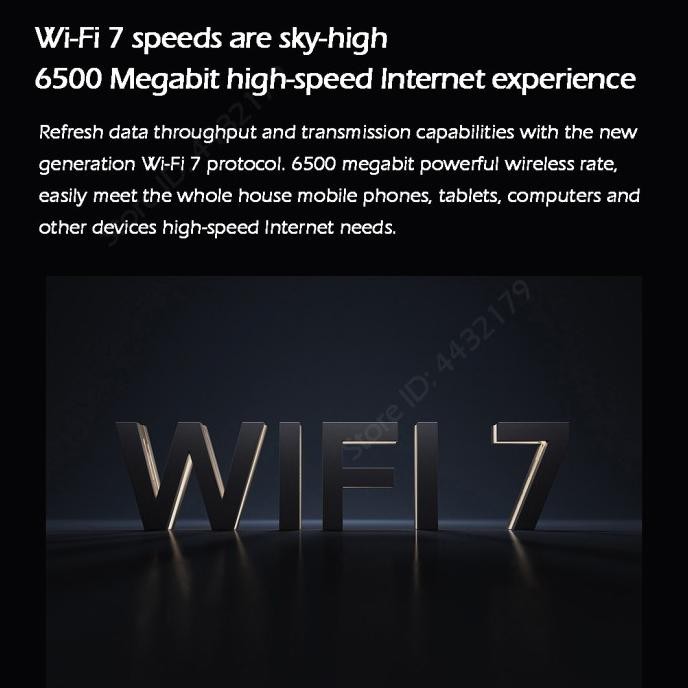 Grosir Xiaomi Mi Mesh Router Be6500 Quad Core Wifi 7 6500Mbps 2.5G Gigabit Port Ethernet Wireless Ga