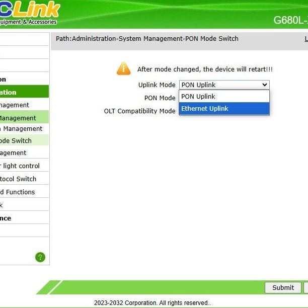 Promo Ont Xpon Dualband Ggclink G680L New , Xpon Gpon Epon Onu Dualband