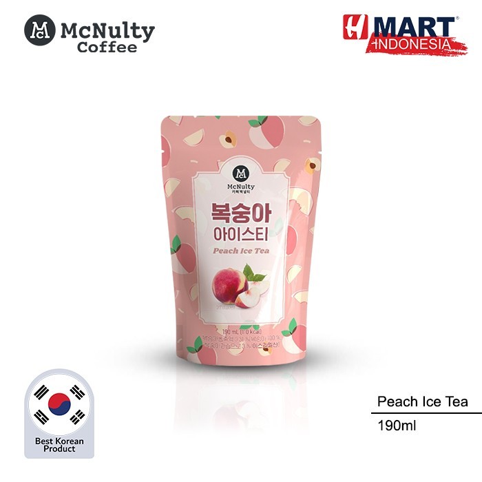 

Mcnulty Peach Ice Tea - Minuman Teh Rasa Buah Persik 190Ml