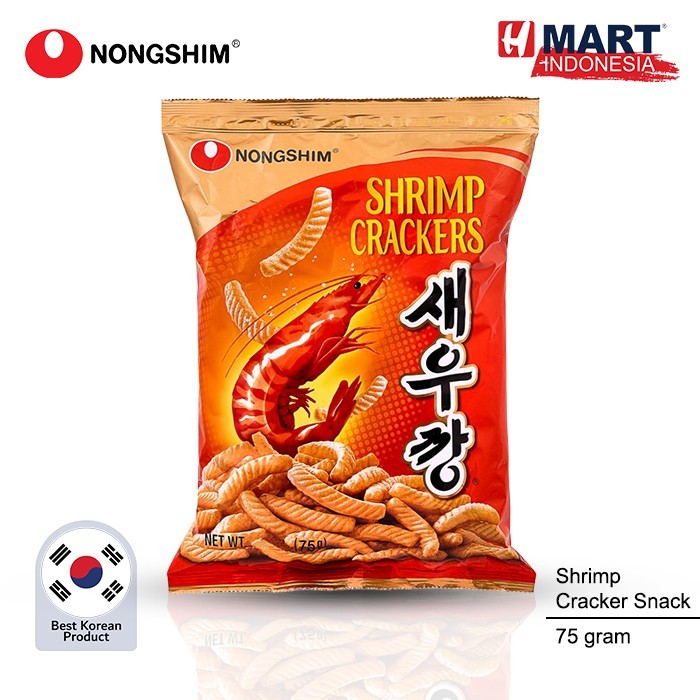 

Nongshim Shrimp Crackers - Snack Korea Rasa Udang 75G