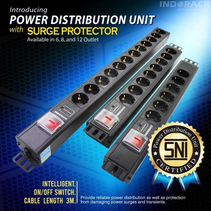 Grosir Pdu12G - Pdu 12 Outlet Germany Socket - Indorack