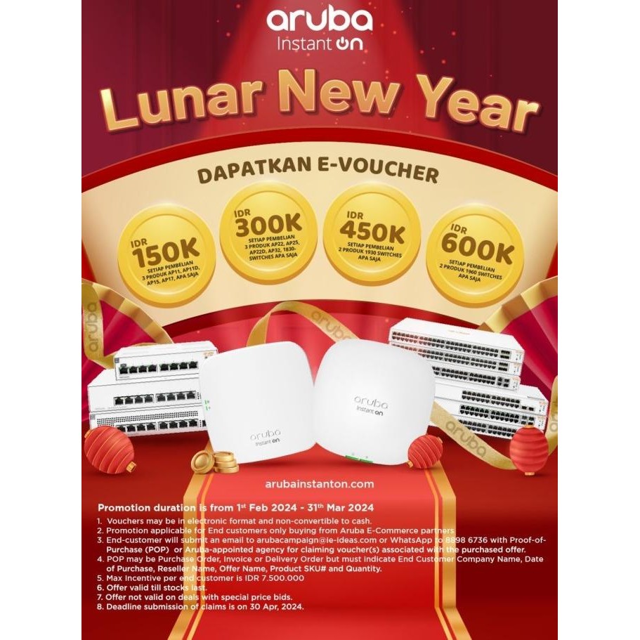 Murah Hpe R8R47A Aruba Instant On 1430 16G Switch Hp Aruba R8R47A