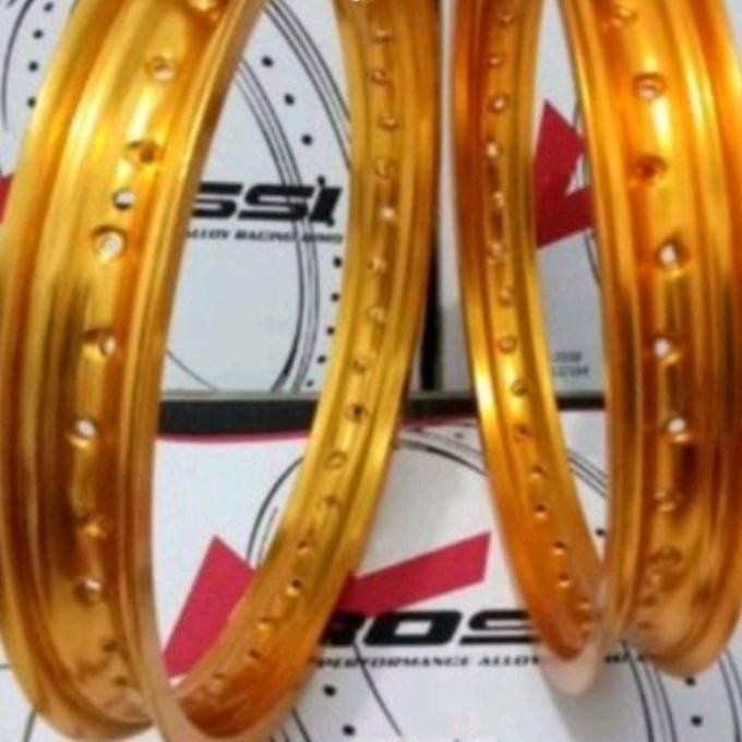 Velg Rossy Wm Kotak Gold Ring 17, Velg Peleg Rossy Wm 120, 140, 160,