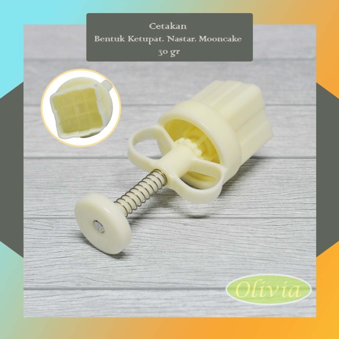 

TERMURAH CETAKAN NASTAR KETUPAT MOONCAKE 30GR
