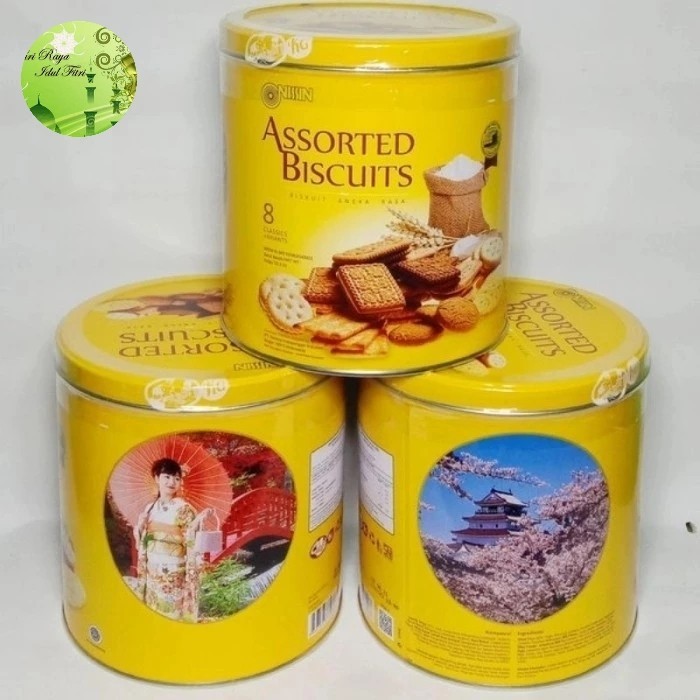 

New! Kue Lebaran Nissin Assorted Yellow Kaleng 700gr Idul Fitri
