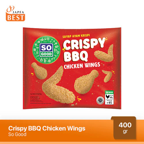 

SO GOOD CRISPY BBQ WINGS 400 GR