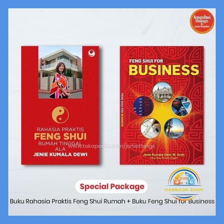 PAKET BUKU RAHASIA PRAKTIS FENG SHUI RUMAH + BUKU FENG SHUI BISNIS