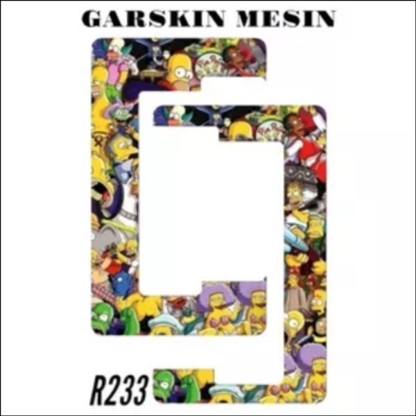 

Terlaris Stiker R233 R234 01 Garskin Custom Case Laminasi Tebal COD