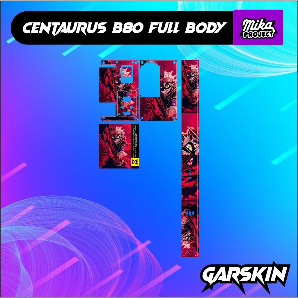 

Terlaris Acces Cntrsb80 Anti Luntur Awet Mikaprojec Garskin Stiker Custom Case Laminasi Tebal COD