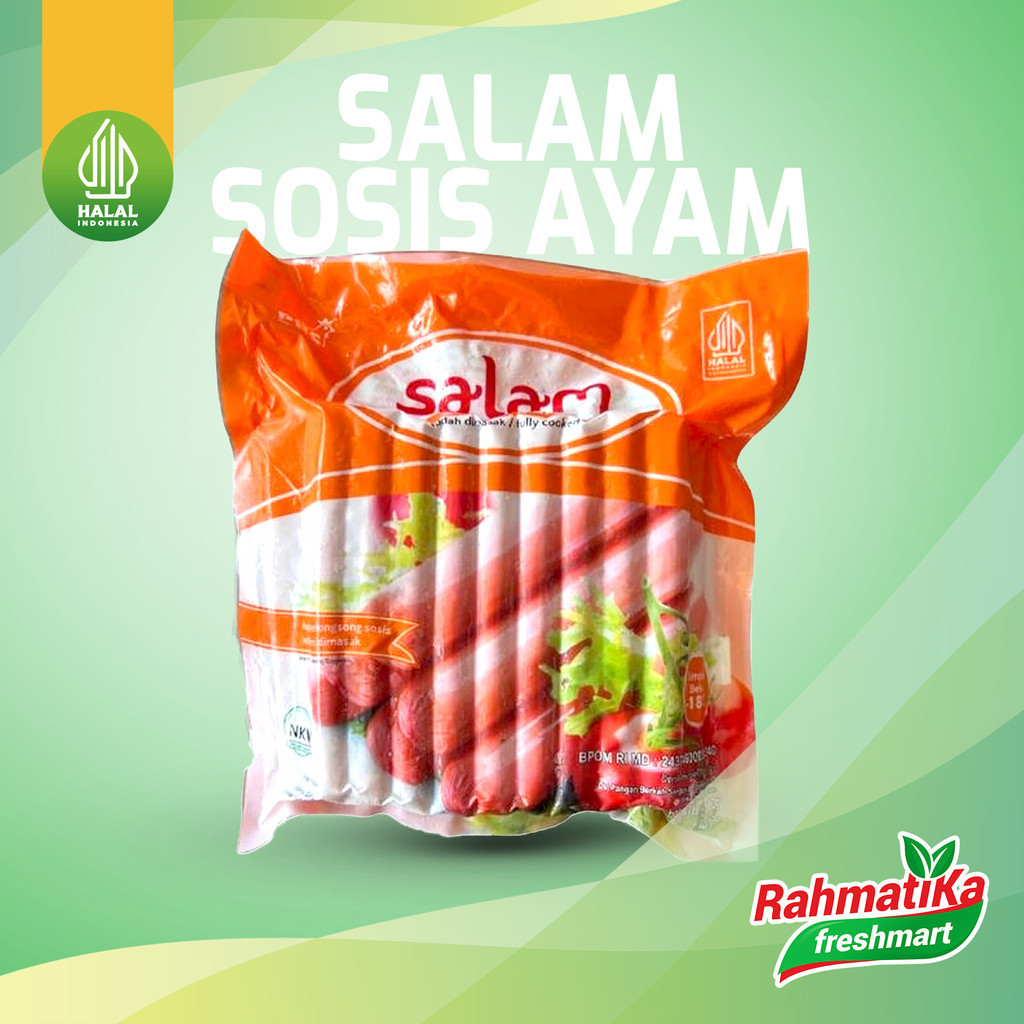 

Salam Sosis Ayam 1 Kg Isi 40