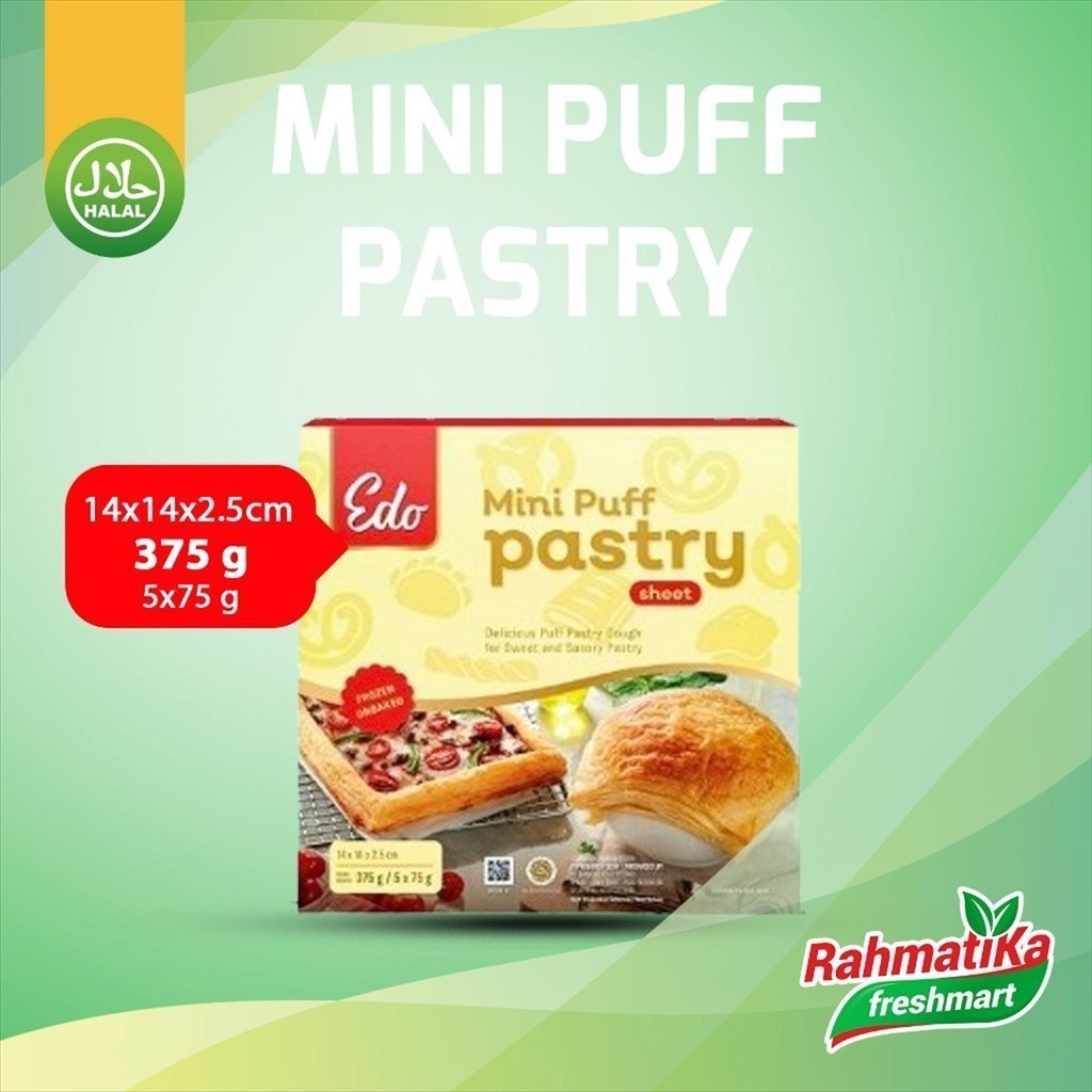 

Edo Mini Puff Pastry 375 gram (5x75g)