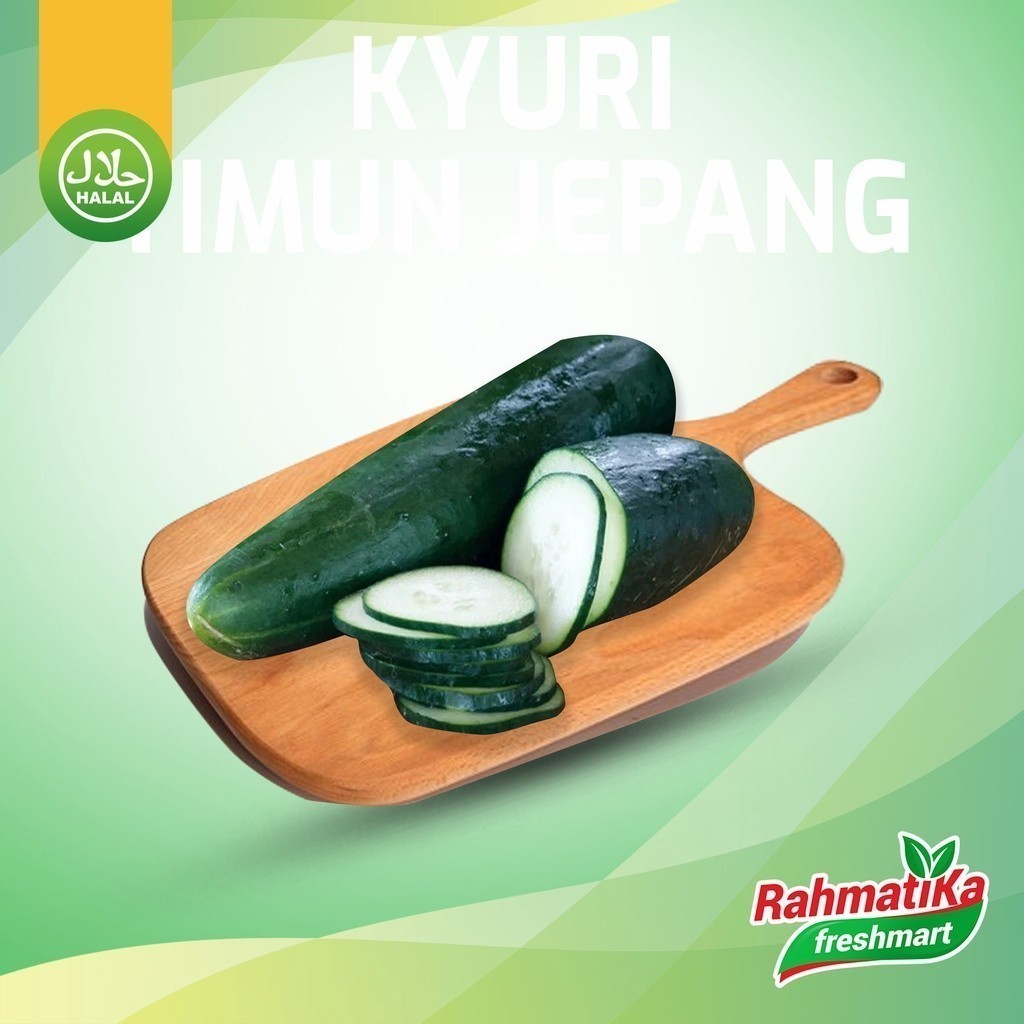 

Timun Kyuri Segar / Timun Jepang Fresh 500 gram (Sayur Segar)