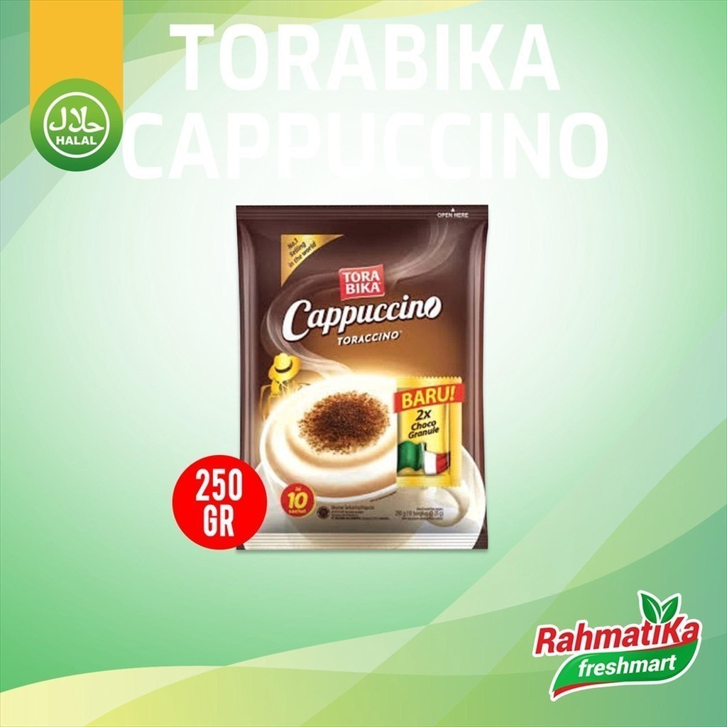 

Torabika Cappuccino / Kopi Torabika 250 gram (Isi 10 Sachet)