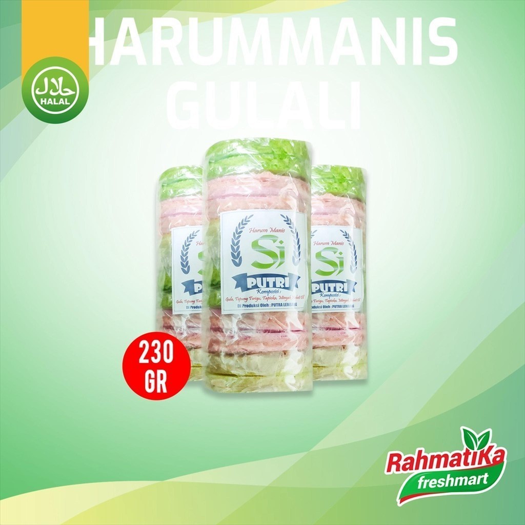 

Harum Manis Gulali 230 gram (Snack)