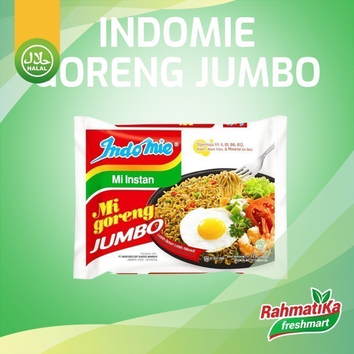 

Indomie Goreng Spesial Jumbo 1 Pcs