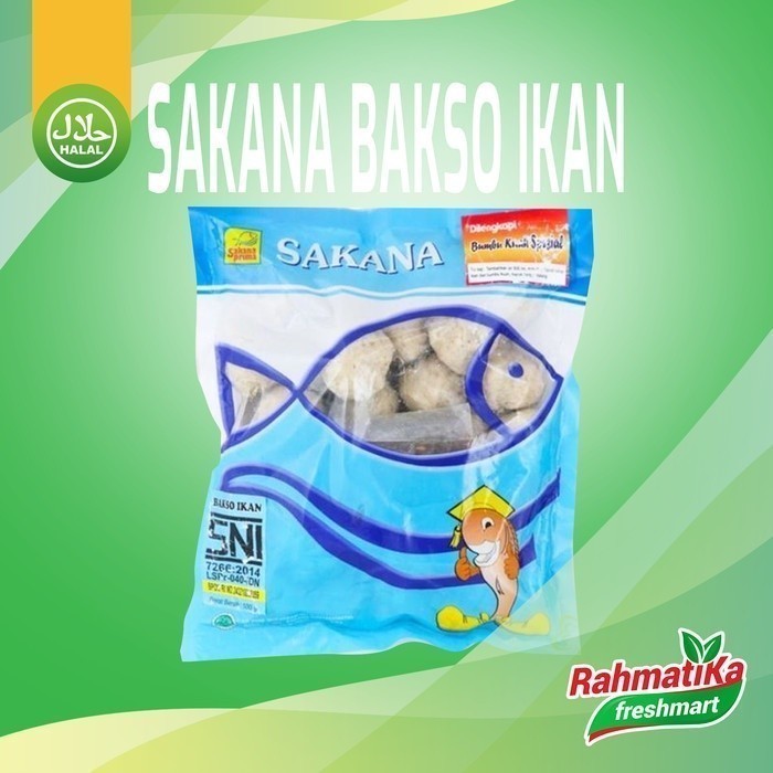 

Sakana Bakso Ikan / Baso Ikan Sakana 500 gram (Frozen Food)