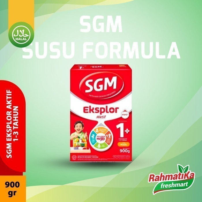 

SGM Eksplor 1 Plus Susu Pertumbuhan 1-3 Thn Madu 900g