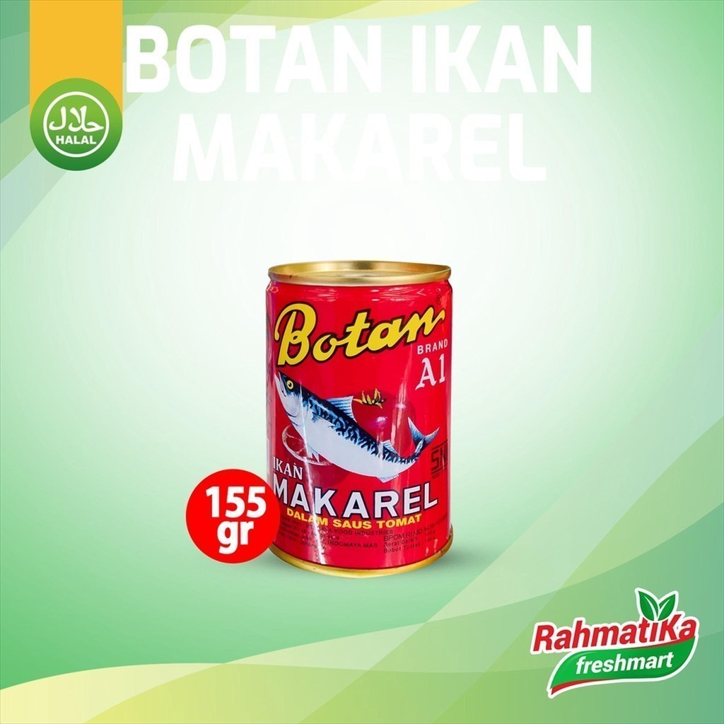 

Botan Sarden Ikan Makarel Saus Tomat 155 gram