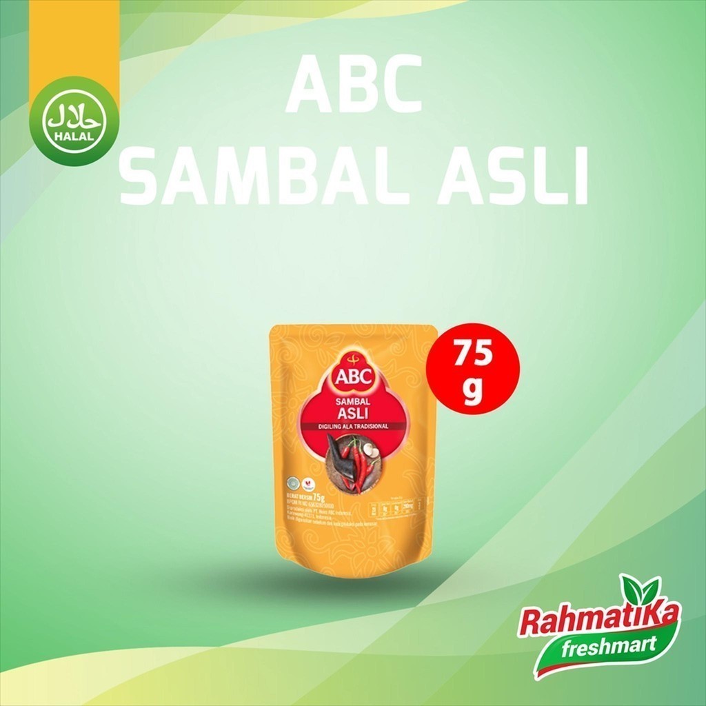 

ABC Saus Sambal Asli 75 gram