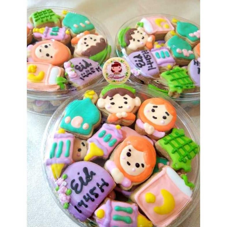 

Cookies idul fitri Kue Kering Karakter Lebaran lucu unik enak Halal