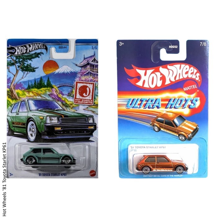HOT WHEELS '81 TOYOTA STARLET KP61