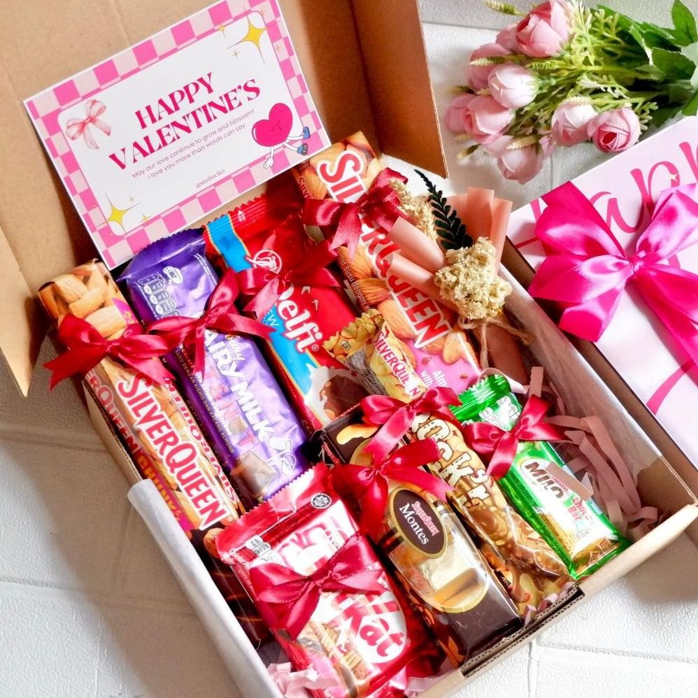 

COD Kado Ulang Tahun Cewek Cowok Wisuda Ultah Hampers Coklat Valentine Gift Box Birthday ng-92