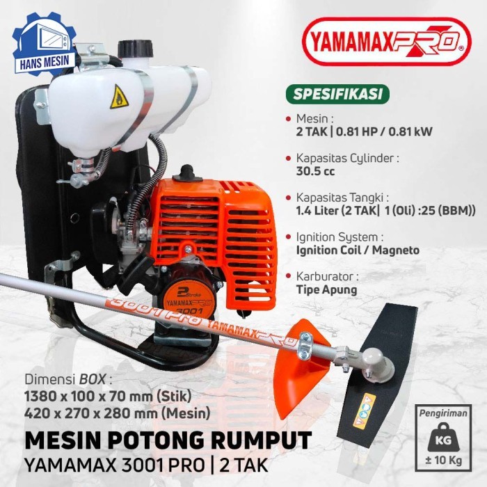 Mesin potong rumput gendong Yamamax 3001 PRO