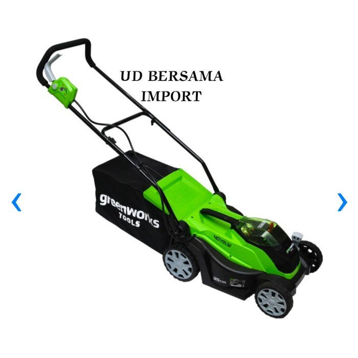 GREENWORKS Mesin Pemotong Rumput Dorong 40V/Pemotong Rumput Recharge