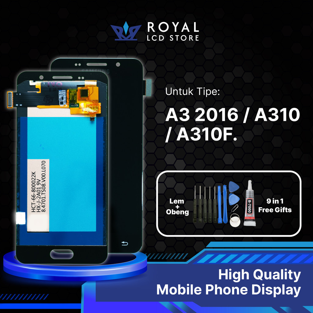 Lcd Samsung A3 2016 A310 A310F Full Set Lcd Touchscreen