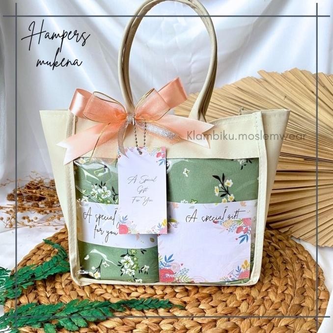 

New Item!, Hampers Mukena Idul Fitri Sajadah Hadiah Parcel Bingkisan Lebaran Guru