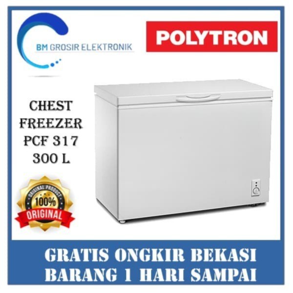 POLYTRON EST FREEZER PCF 317 / PCF-317 / 300 LITER / 300L