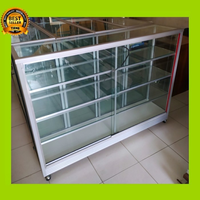 ETALASE KACA UKURAN 150 CM