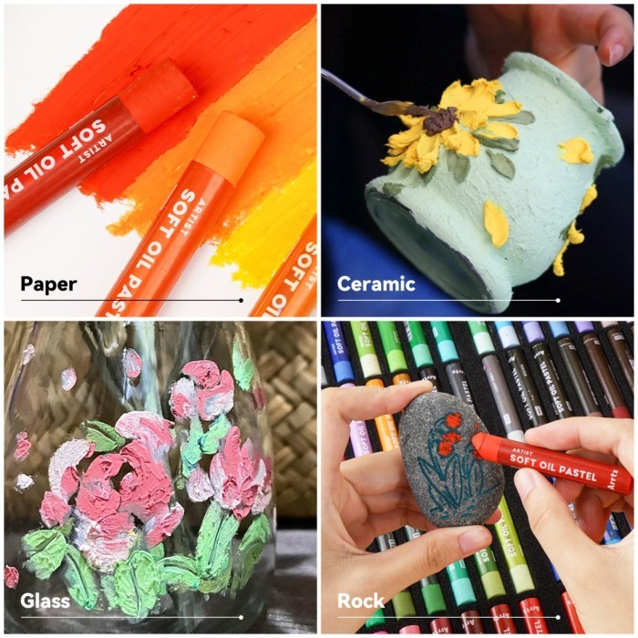 

Arrtx Artist Soft Oil Pastels 72Clr Harga Promo