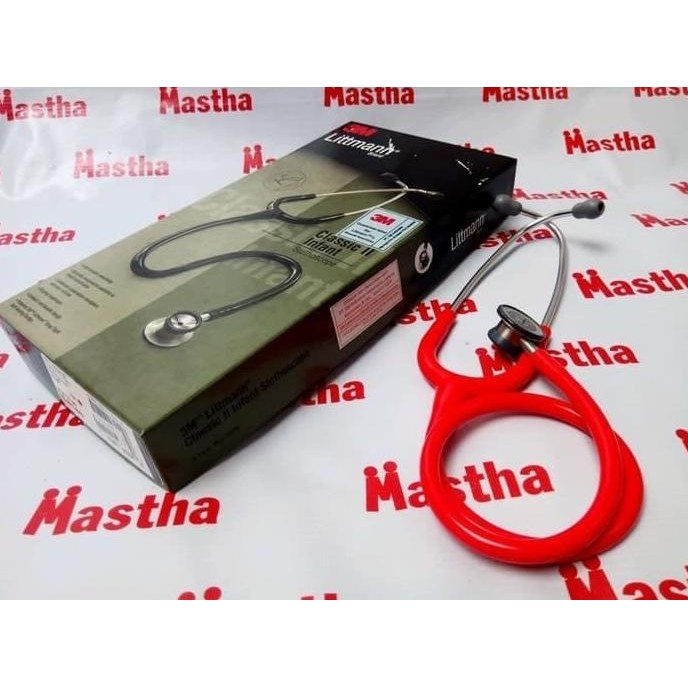 

Ready Stetoskop Littmann Litmann Littman Neonatus Bayi Infant Red Merah 3M