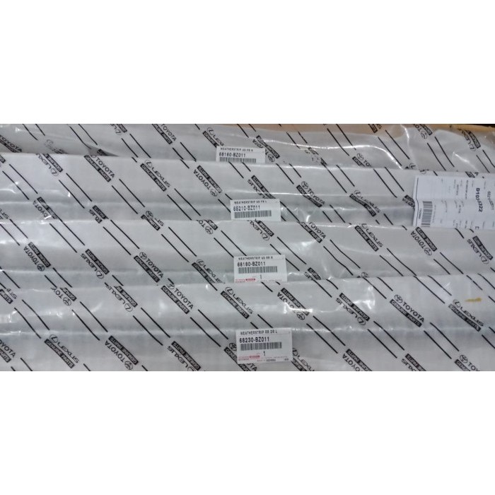Weatherstrip Pelipit Pintu Karet Kaca Luar Avanza Lama 1 Set Original