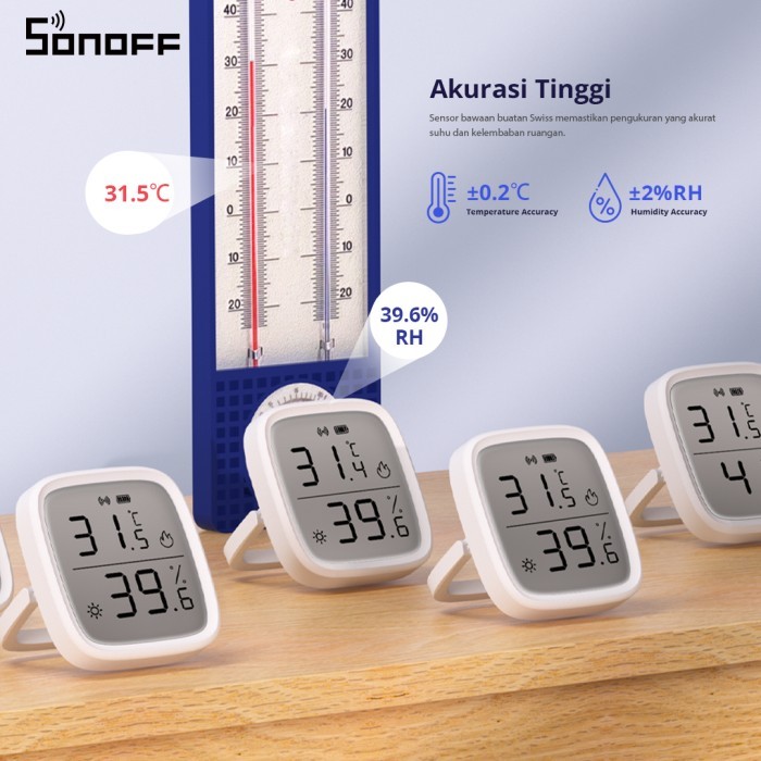 Sonoff Snzb-02D Zigbee Wireless Smart Sensor Temperature & Humidity