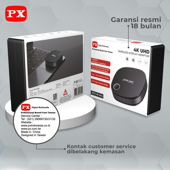 HDMI WIRELESS DISPLAY AUDIO VIDEO RECEIVER 4K EXTENDER PX WFD-4K ULTRA