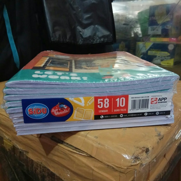 

TERBAIK BUKU TULIS SIDU ISI 58 LEMBAR (GAMBAR COVER DIKIRIM ACAK) KODE 376