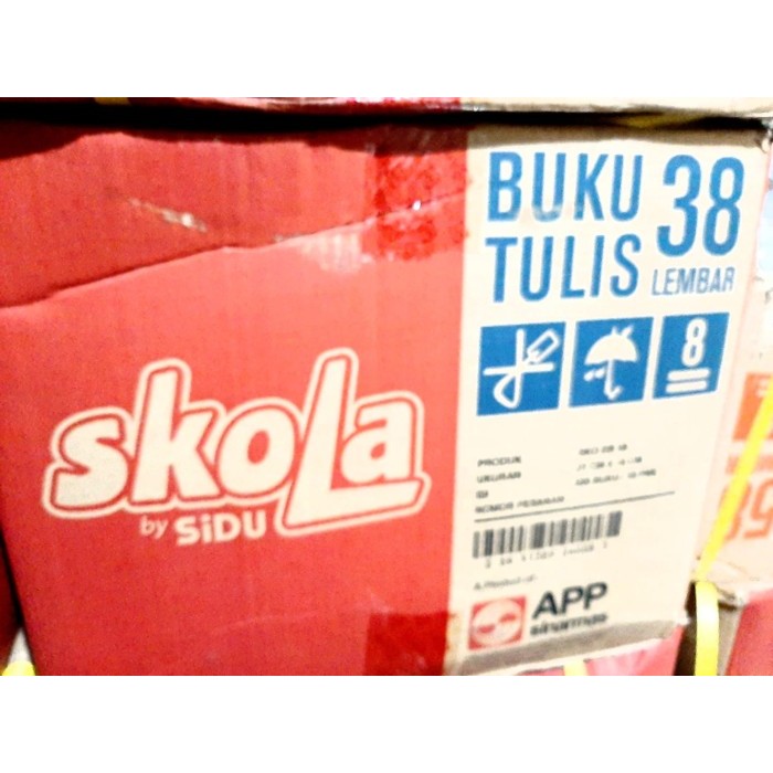 

STOK TERBATAS BUKU TULIS SIDU 38 LEMBAR KHUSUS KIRIMAN GRAB/GOSEND KODE 1411